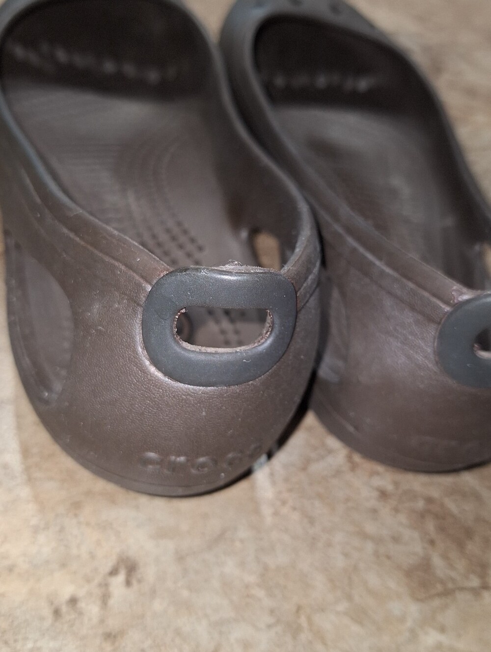 CROCS Navy, Black, Brown Casual Slip-On Shoes. 3 Pairs! - Picture 5 of 17